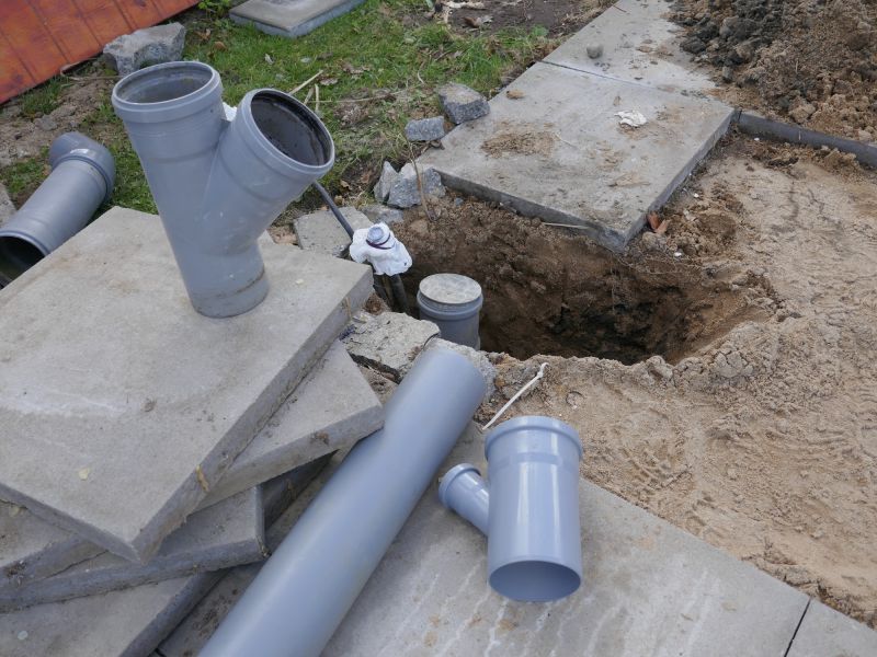 Bathroom Drain Installation detail