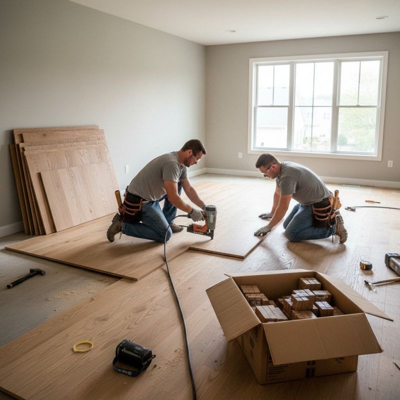 Oak Floor Installation
