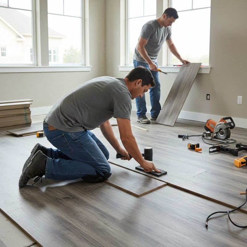 Sheet Linoleum Installation